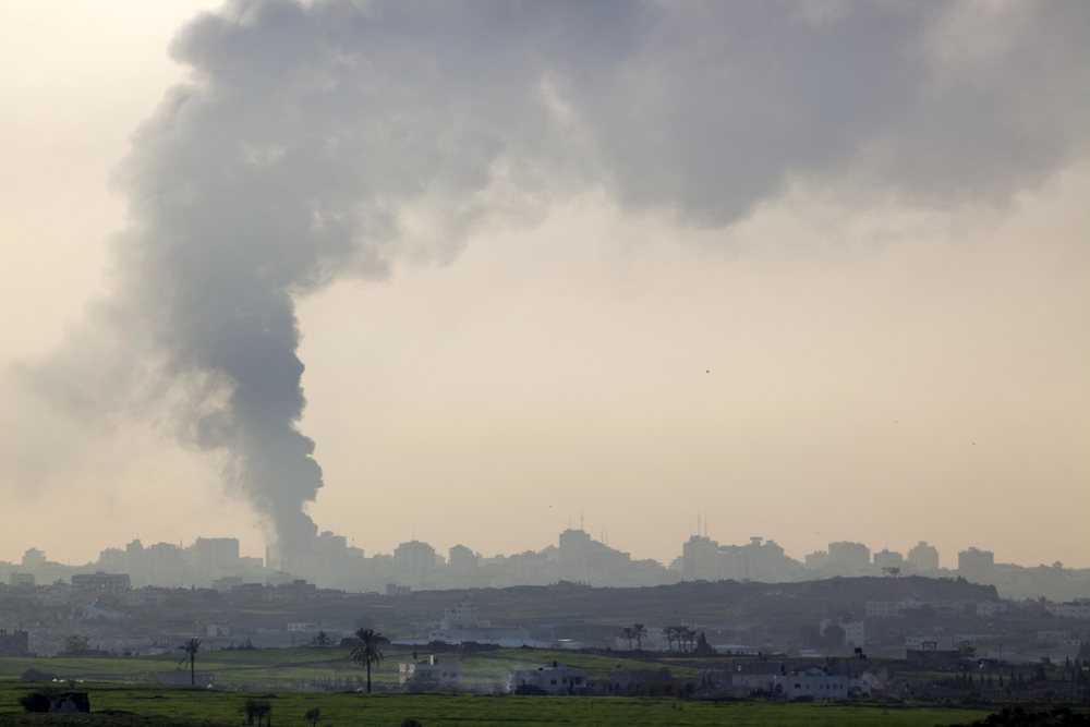 תקיפה בעזה  depositphotos