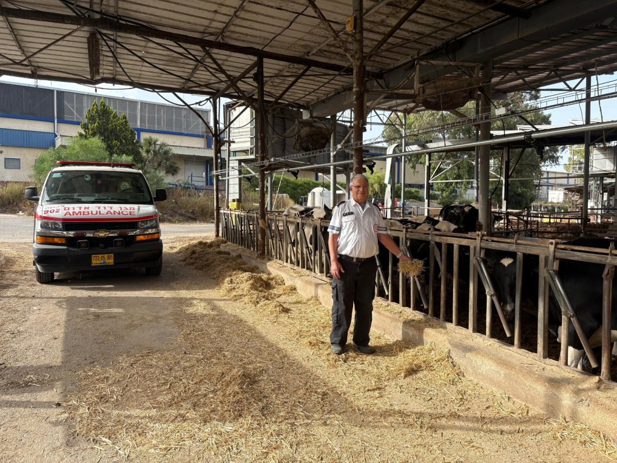 חובש בכיר במד"א גקי סרדס ציחום מד"א