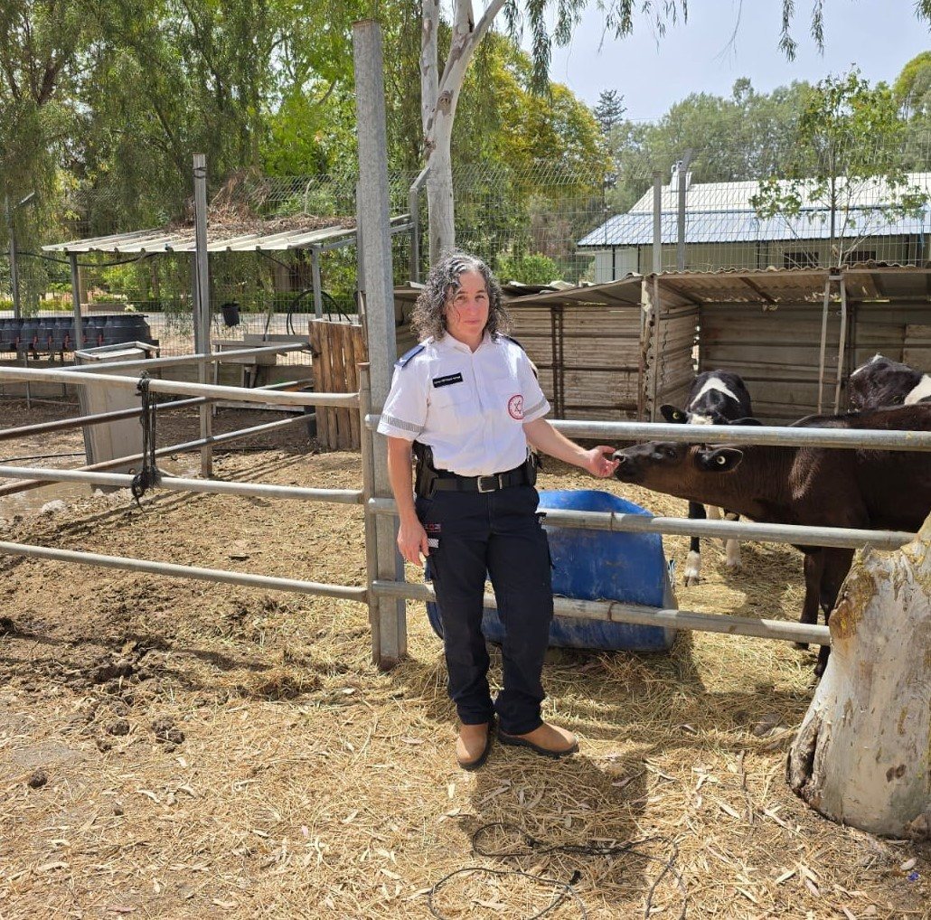 חובשת רפואת חירום במד"א אביטל אופנהיימר מדינה