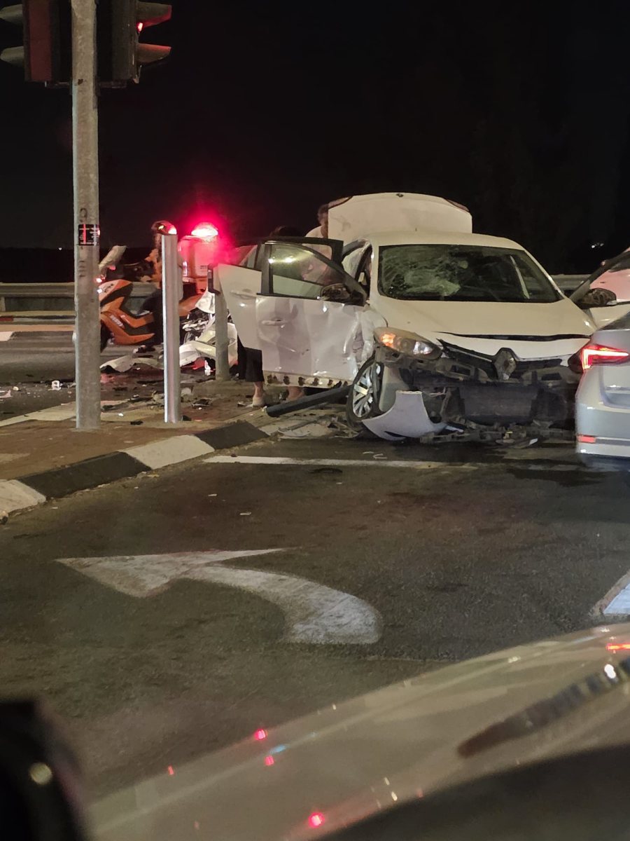 צילום מזירת התאונה דגנית 