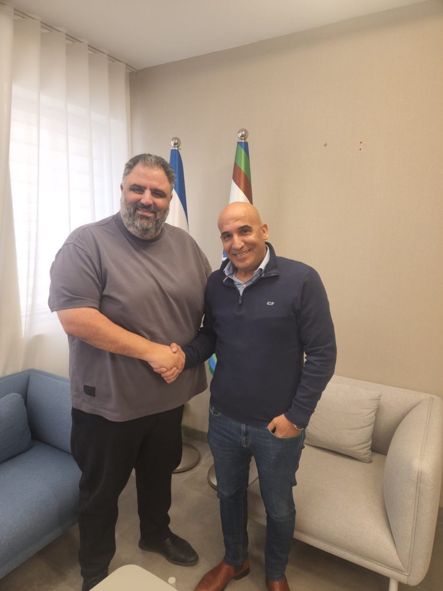 יו"ר קק"ל, אייל אוסטרינסקי,מזכ״ל תנועת המושבים ויו״ר התאחדות חקלאי ישראל, עמית יפרח