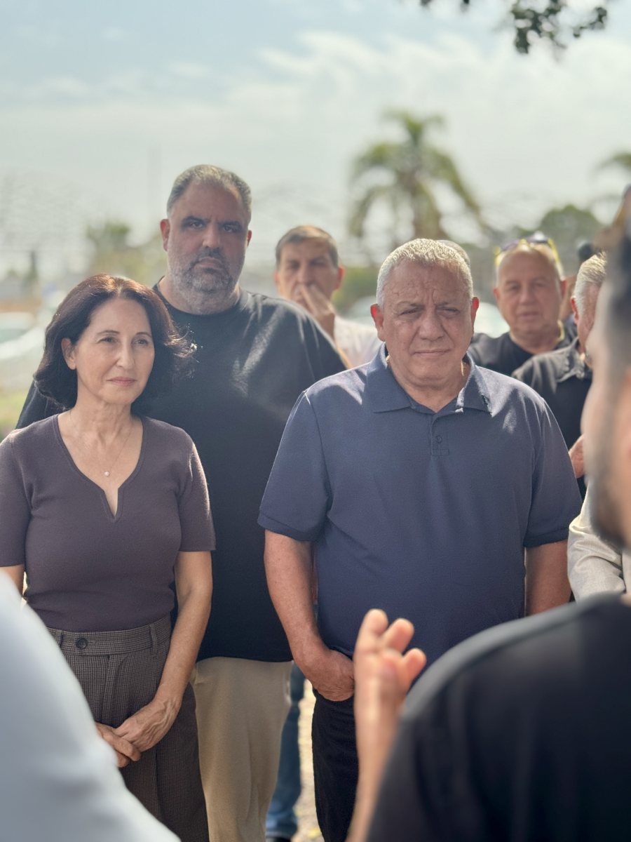 אושרת עם יו״ר ״ישר!״, רב אלוף (במיל׳) גדי איזנקוט ויו״ר קק״ל אייל אוסטרינסקי