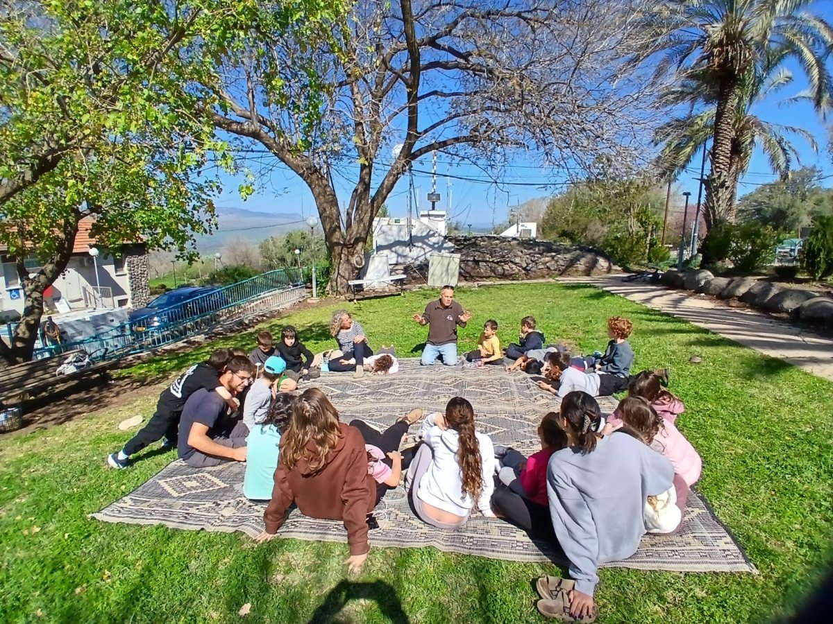 ילדי יישובי הגולן בפעילויות חינוכיות של רשות הטבע והגנים, צילום - נעמה מנספלד, רשות הטבע והגנים