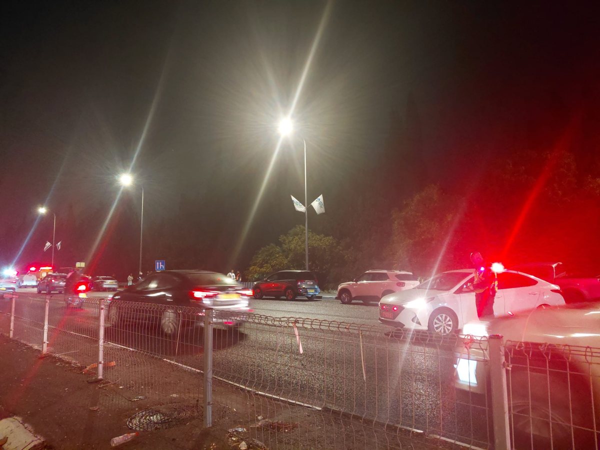 צילום מזירת התאונה אביב נתנאל 