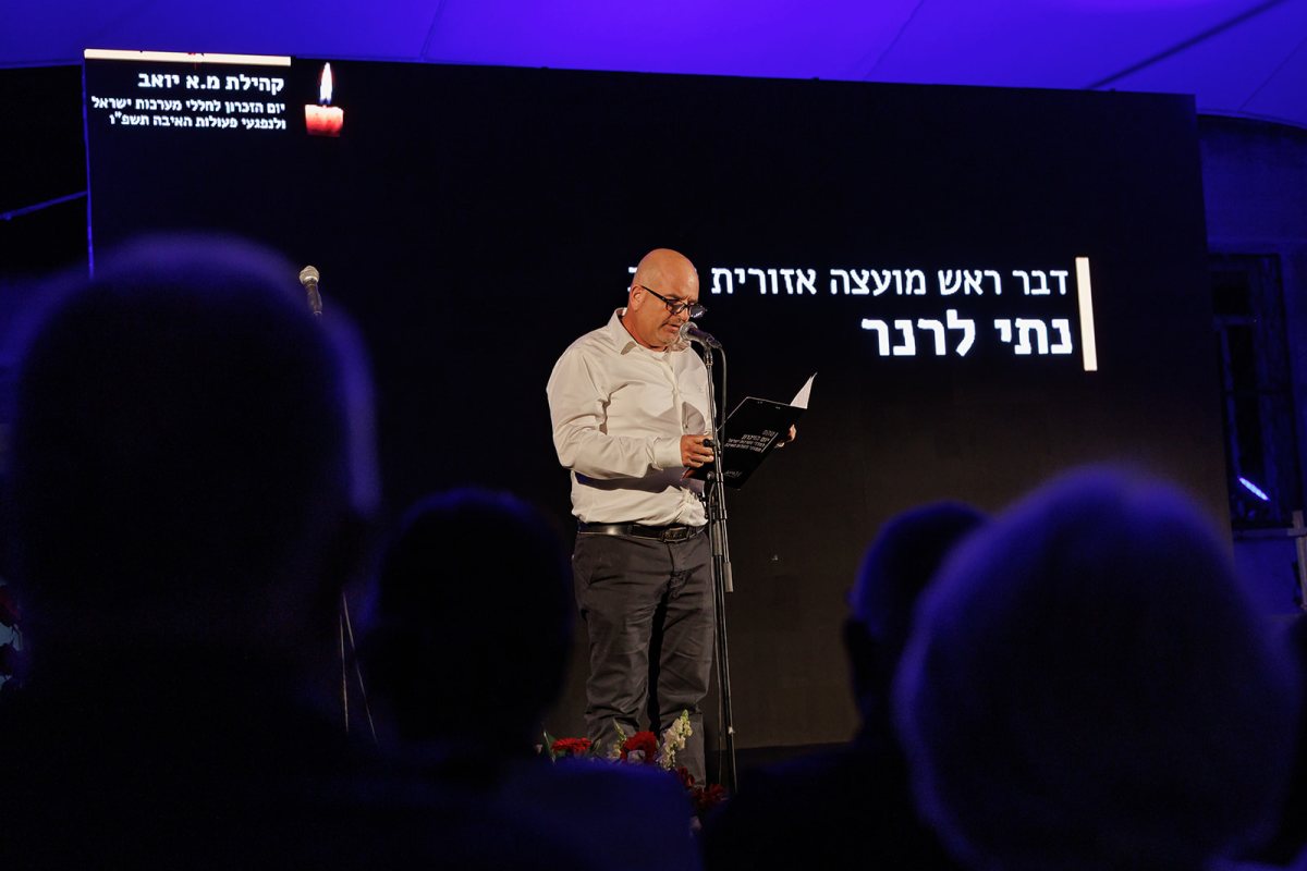 ראש המועצה נתי לרנר - צילום נגה שדמי