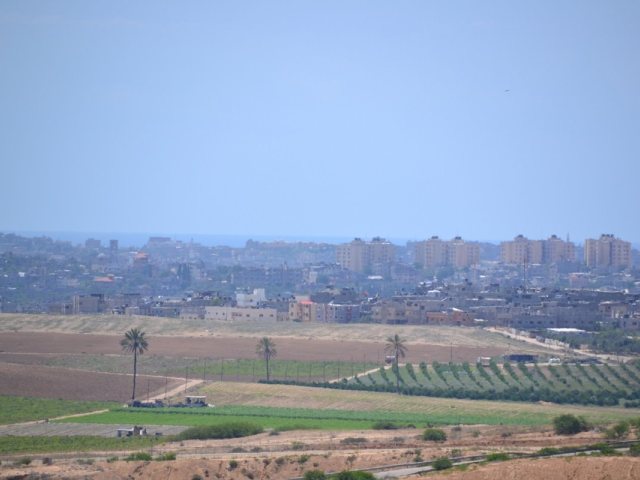 גבול רצועת עזה- צילום אלדה נתנאל