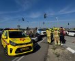 חמישה נפגעים בתאונת דרכים בצומת אמונים - עומסים כבדים בנתיב לכיוון דרום