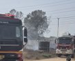 שריפת קוצים סמוך לשמורת כרמיה 
