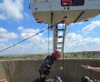 מבצע חילוץ בבארי: אישה נפלה לבור עמוק סמוך למגדל מים ישן