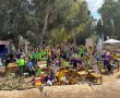 150 עובדות ועובדי ישראכרט ובני משפחותיהם ביום התנדבות בכפר עזה