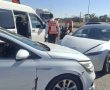 תאונה בין שני כלי רכב בצומת איתן כביש 40