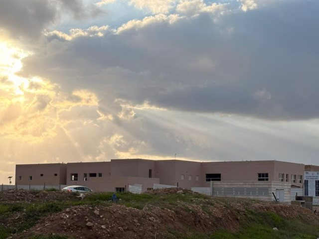 בית הספר היסודי החדש הנבנה בלהבים. צילום באדיבות מועצת להבים
