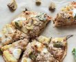 מתכון להכנת פיצה חלבון דלת קלוריות  על בסיס טונה 