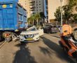 נס באשדוד: הרכב נמחץ מתחת למשאית, הנהג יצא בפציעות קלות