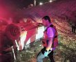 במהלך הלילה: שלושה צעירים נפצעו בהתהפכות רכב בסמוך לגבעות בר