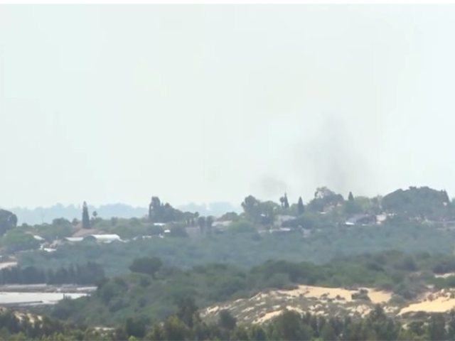 מיקום התקרית בגבול רצועת עזה