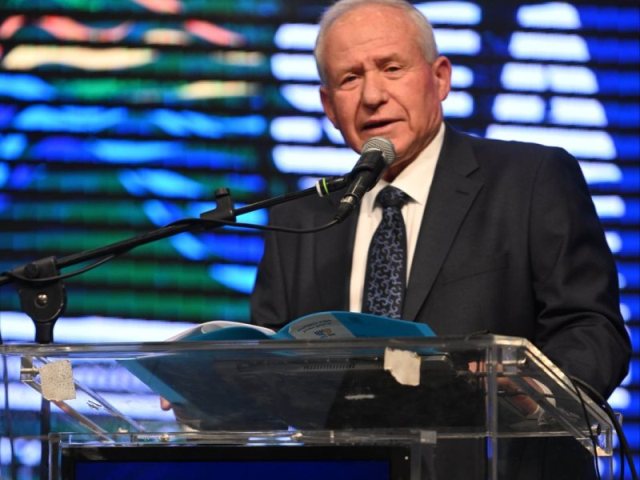 שר החקלאות וביטחון המזון חהכ אבי דיכטר בפתיחת הכנס-קרדיט צילום ארן דולב