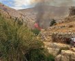 "הַשְּׂרֵפָה אֲשֶׁר בַּנַּחַל": עשרות בחורי ישיבה לצד מאות מטיילים חולצו משריפת ענק בנחל פרת מזרחית לירושלים