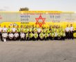 25 בוגרות ובוגרי קורס חובשים ונהגי אמבולנס של מד"א, מהיישובים השונים בחוף אשקלון
