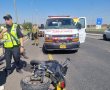 רוכב אופנוע נפצע בתאונה עצמית  בצומת נהורה 
