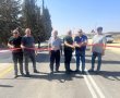 חנוכת כביש 3540 המשופץ המחבר בין קיבוץ גת לקרית גת
