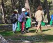 200 תלמידים הפכו את יער המלאכים לנקי ומשגשג יותר