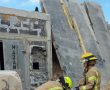 אימון חילוץ לכודים ממבנה כתוצאה מרעידת אדמה באתר ההרס זיקים