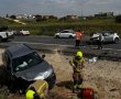 תאונת דרכים בין 2 כלי רכב פרטיים בכביש 34 בסמוך לצומת ניר עם