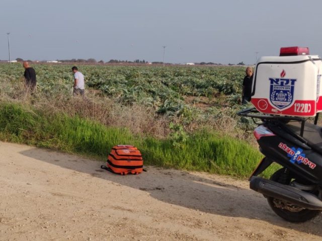 מהזירה בזרחיה: צילום- דוברות איחוד הצלה.