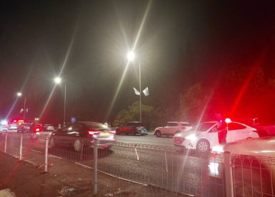 צילום מזירת התאונה אביב נתנאל 