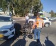 כביש 35: רוכב אופנוע בן 25 נפצע קשה בתאונה