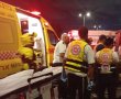פצועים בתאונה בכניסה לשדה עוזיהו
