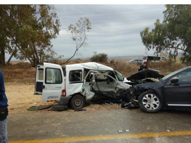 כביש 232 צילום דוברות משטרה